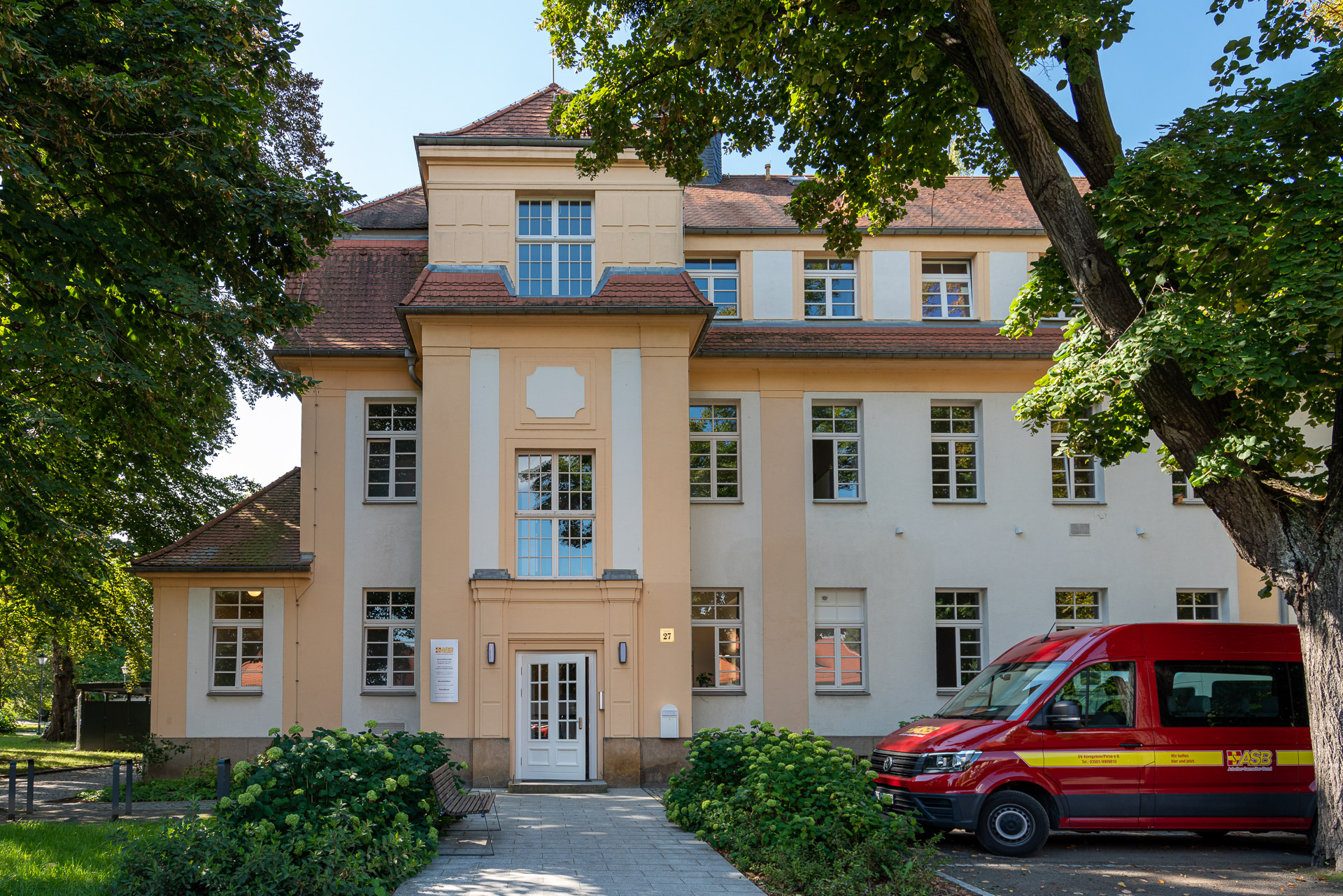 Geschäftsstelle des ASB Ortsverein Königstein/Pirna e.V. auf dem Sonnenstein Pirna